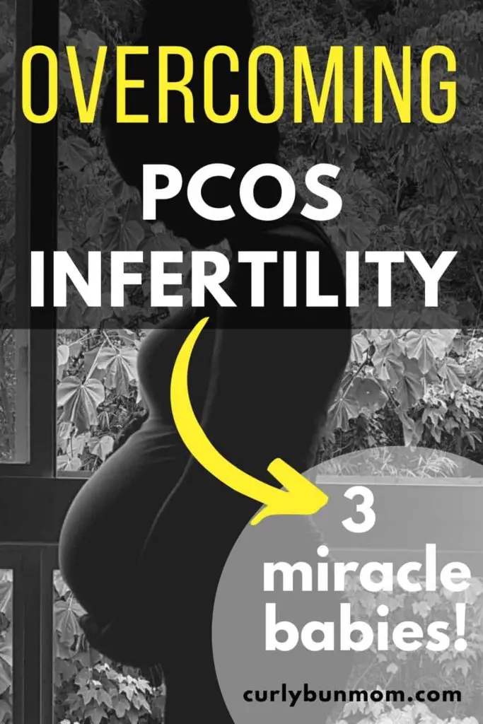 Curly Bun Mom | Overcoming PCOS infertility and getting pregnant 