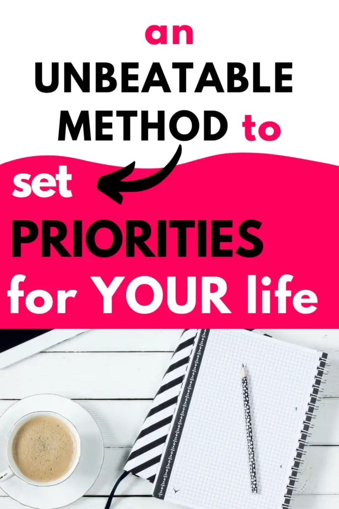 set priorities as a mom & prioritize as a mom