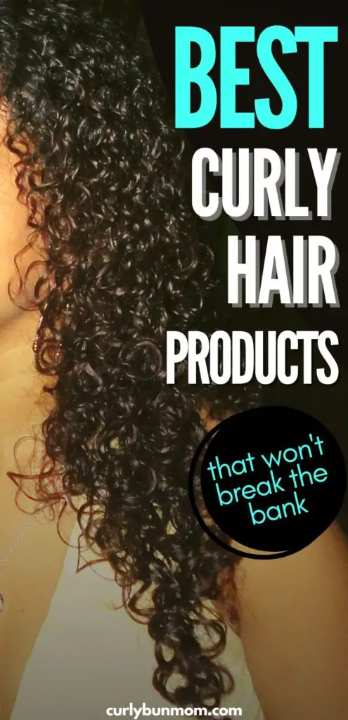 The best cheap drugstore curly hair products, budget friendly products for curly hair, affordable curly products for hair