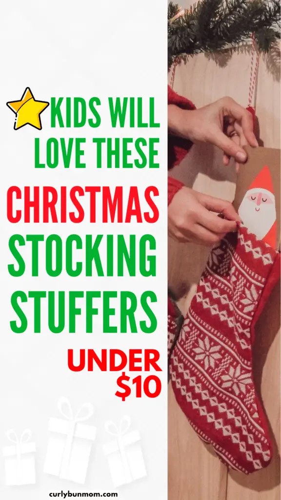 Christmas Stocking Stuffer and Filler Ideas For Kids - budget friendly & frugal Christmas gift ideas for babies, toddlers & kids