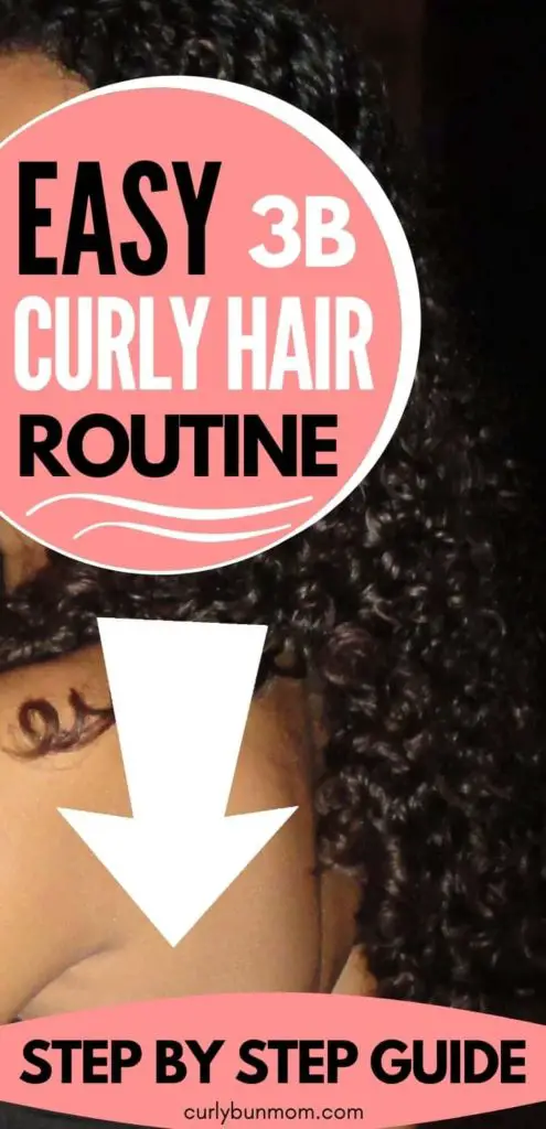 Easy curly hair routine - step by step guide