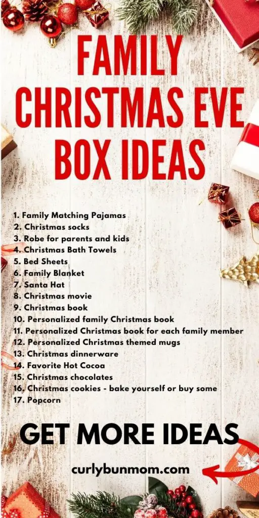 how to make the best family Christmas Eve box