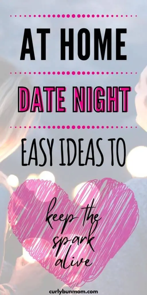 The Best Date Night Ideas At Home - Perfect For Parents - Curly Bun Mom