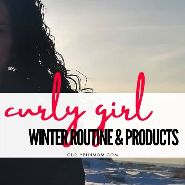 curly hair winter routine and curly hair winter products