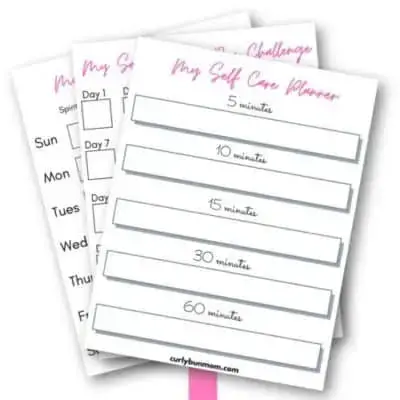 free self care planner printable