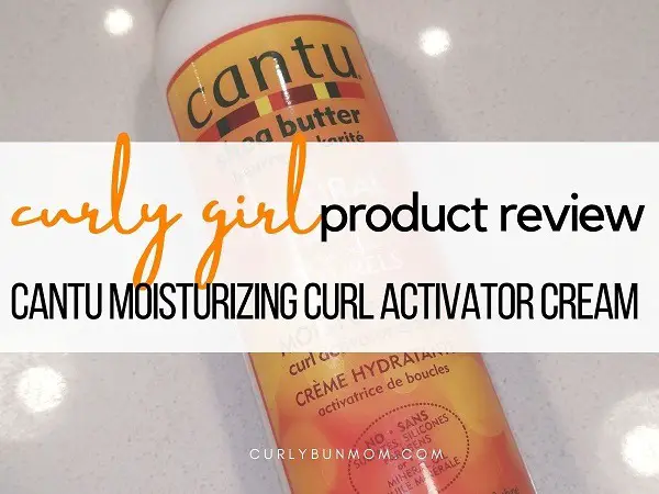 Cantu Moisturizing curl activator cream ingredients - curly girl product review - cgm approved