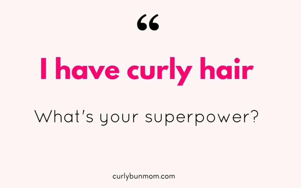 Curly hair quotes for girls with curls