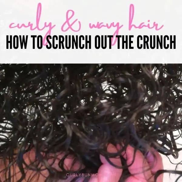 how to sotc - scrunch out the crunch - gel cast - curly hair - wavy hair - curly girl