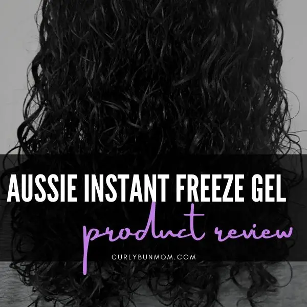 Aussie Instant Freeze Gel - 20 Hour Hold - Curly Girl Approved Product Review