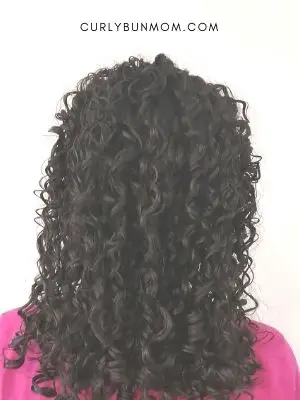 3a 3b curly hair results Hairitage Curl Cream - Clean curly girl approved curl cream