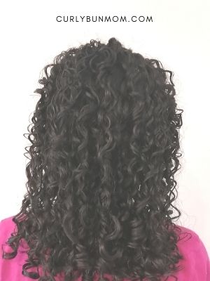 3a 3b curly hair results Hairitage Curl Cream - Clean curly girl approved curl cream