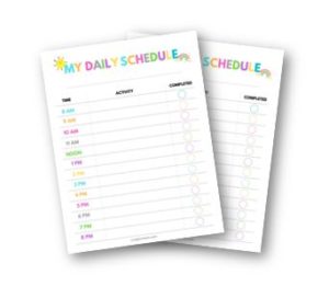 Make The Best Daily Routine Checklist For Kids To Have A Productive Day ...