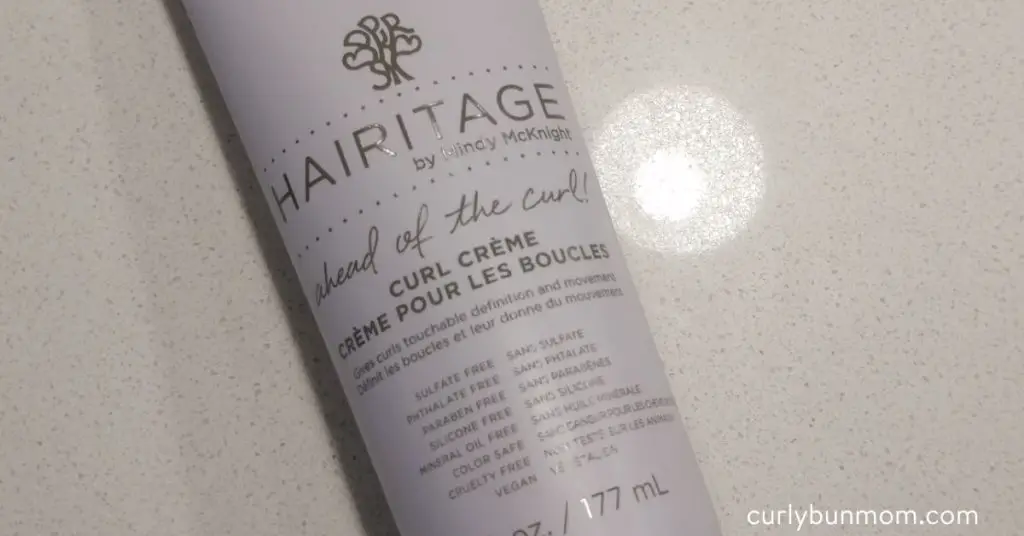 Heritage Curl Creme Curly girl method approved product Review & Result