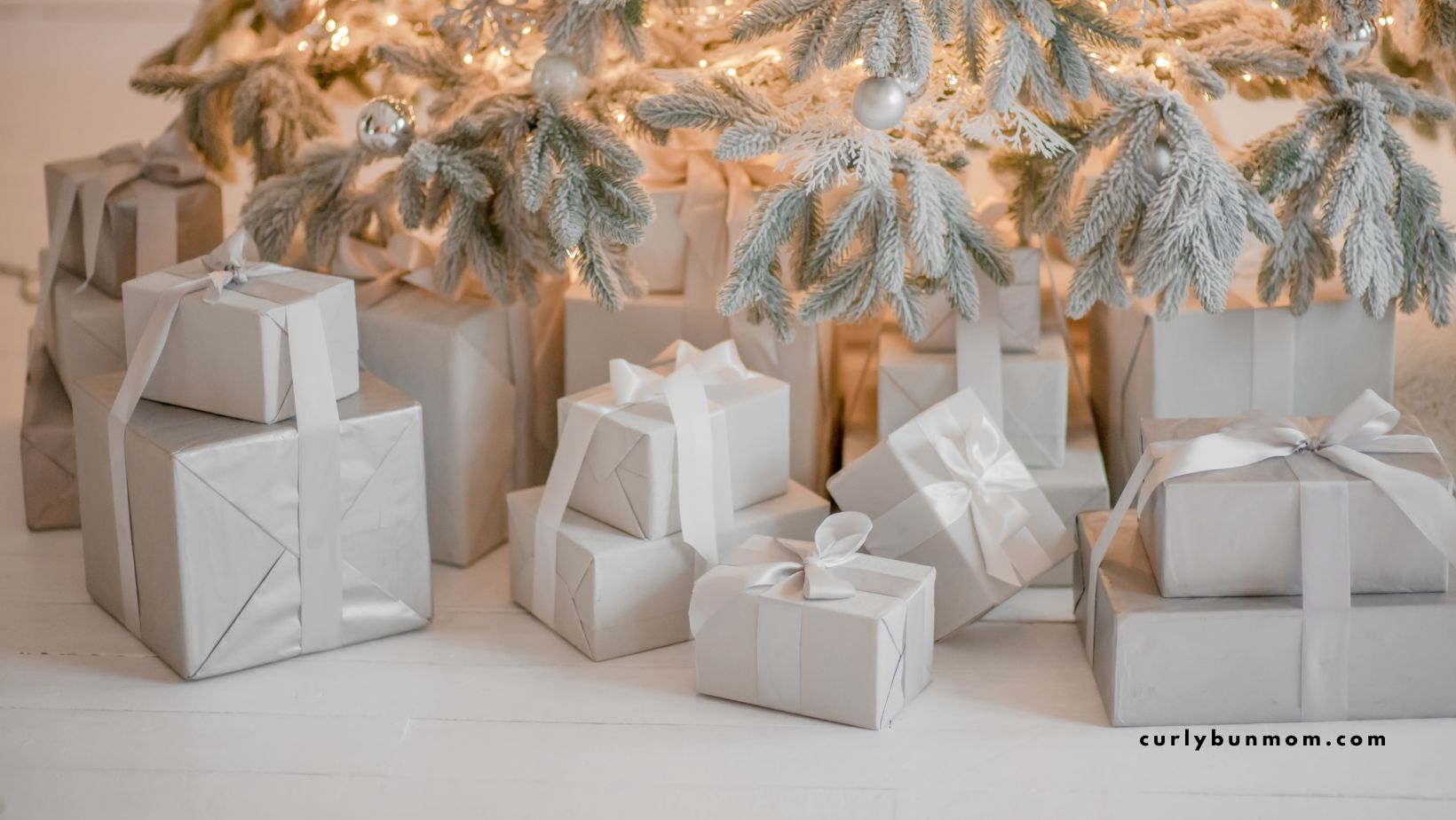 9 Of The Best Affordable Flocked Christmas Trees 2022 Curly Bun Mom