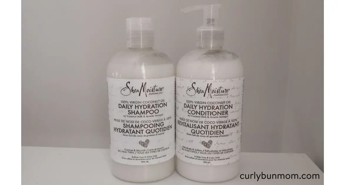 Shea Moisture Daily Hydration Shampoo & Conditioner Curly Girl