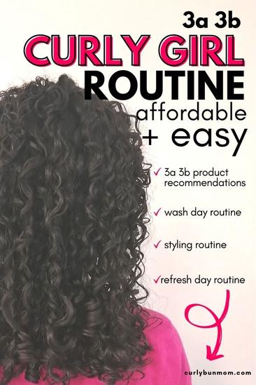 3A 3B Curly Hair Routine: How To Care For The Best Defined Curls - Curly  Bun Mom