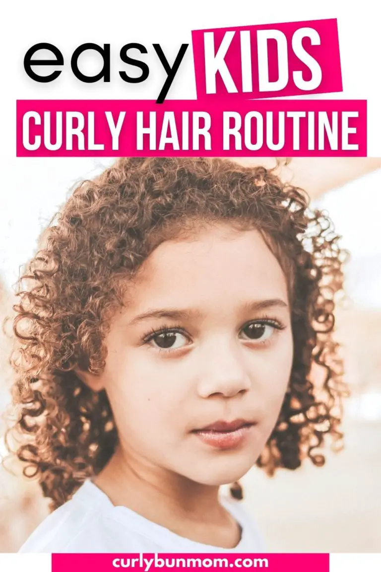 Easy Curly Hair Routine For Toddlers & Kids With Curly Hair Curly Bun Mom