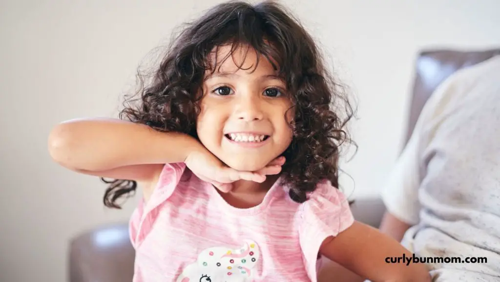 toddler curly hair, kids curly hair routine - curly girl method for kids