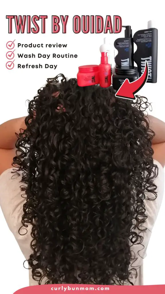Twist by Ouidad product review. Curly girl review, routine & results