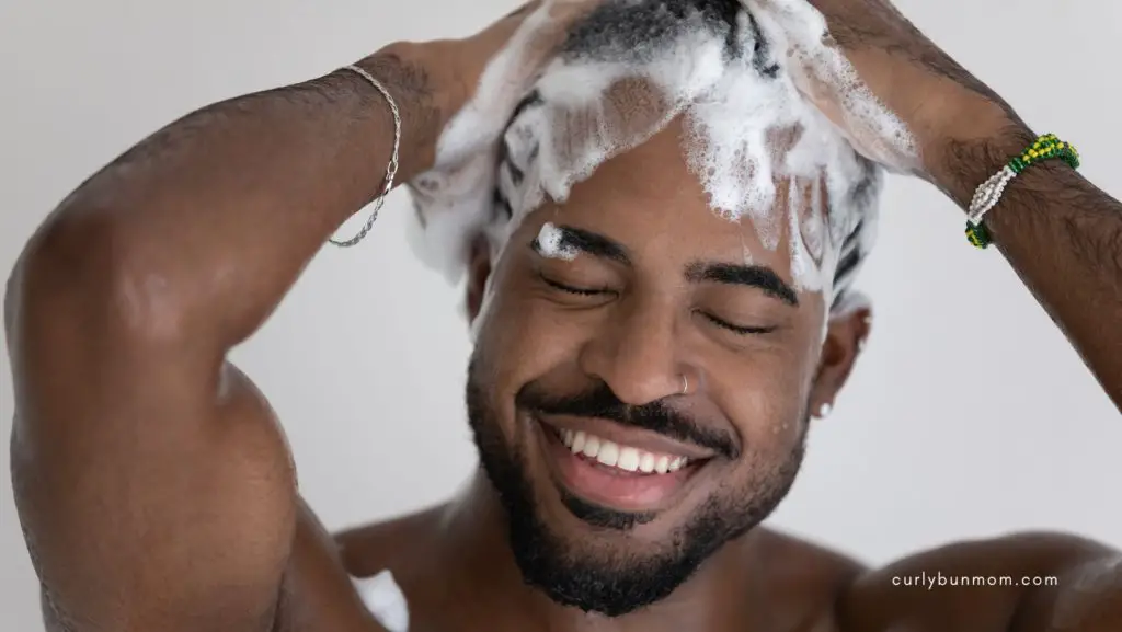 how often should you wash curly hair men